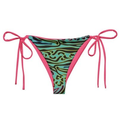 Bikini Bottom Slip Women's | Camouflage Water Animal