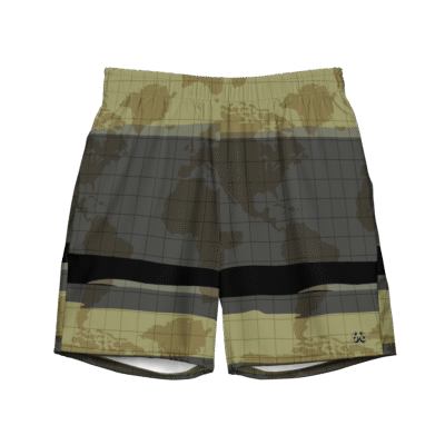 Swim Trunks Men's - Camouflage Squared World