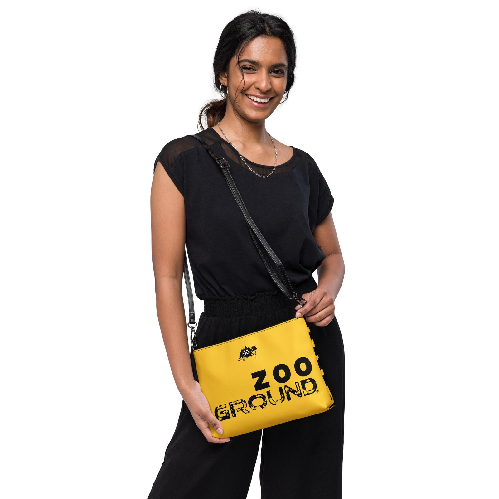 wristlet bag – yellow zoo ground