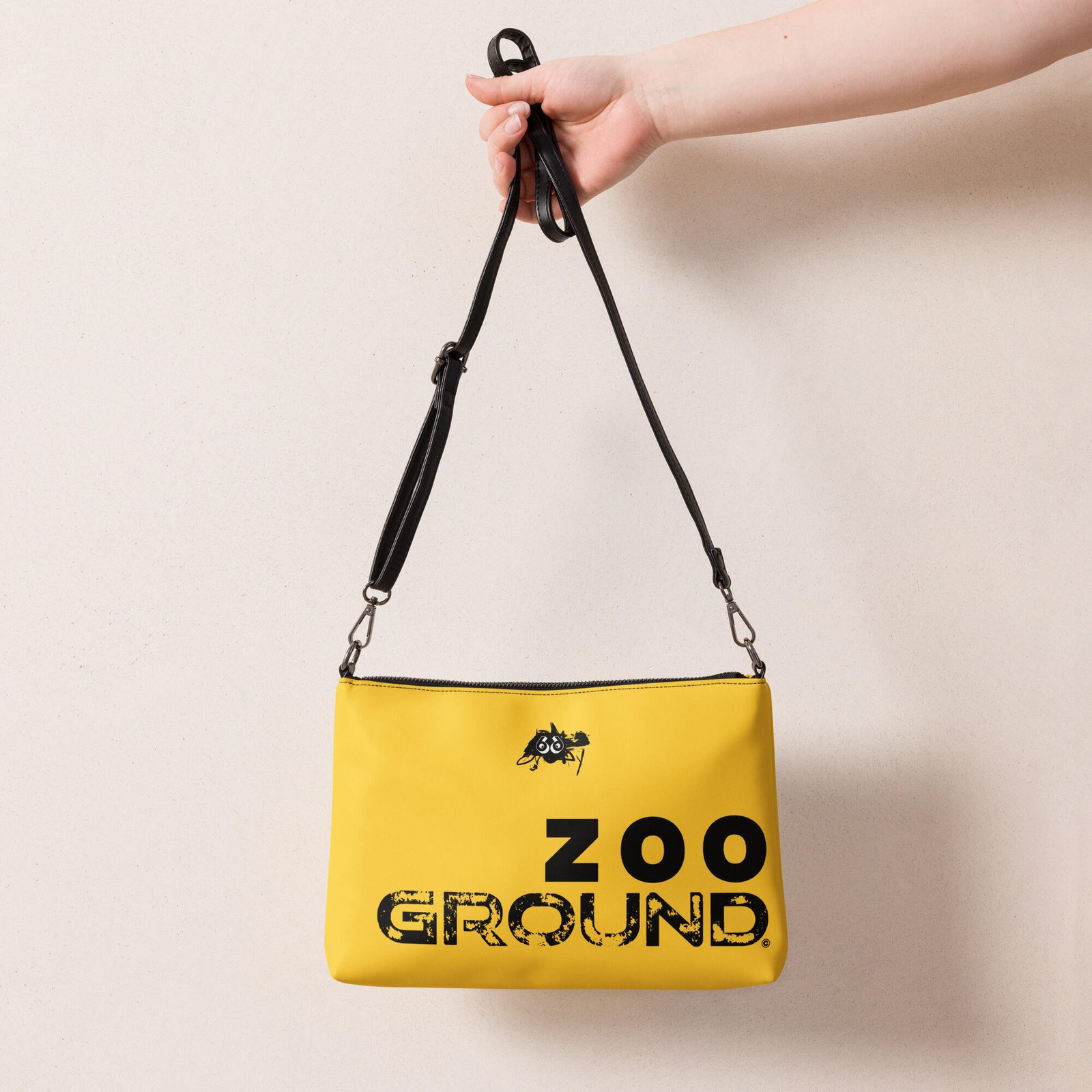 wristlet bag – yellow zoo ground