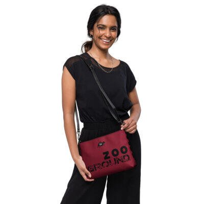 wristlet bag – purple zoo ground