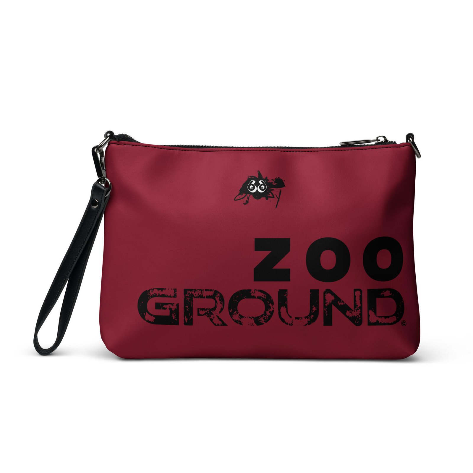 wristlet bag – purple zoo ground