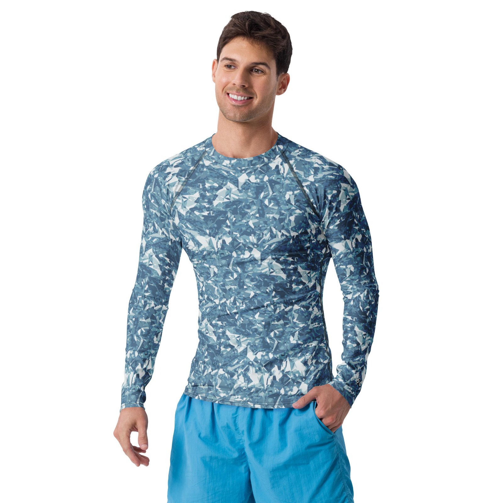 rash guard men’s – light blue crystal