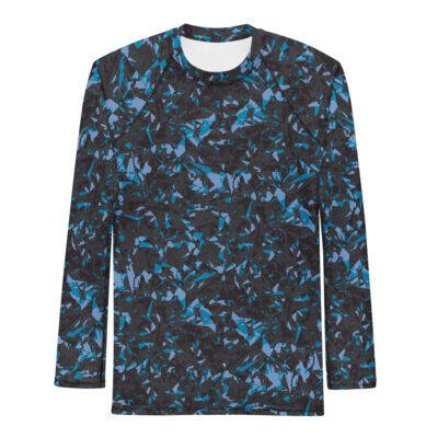 rash guard men’s – blue crystal