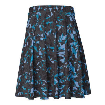 skater skirt women’s – blue crystal