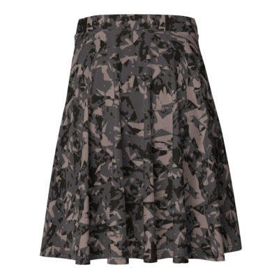skater skirt women’s – gray crystal