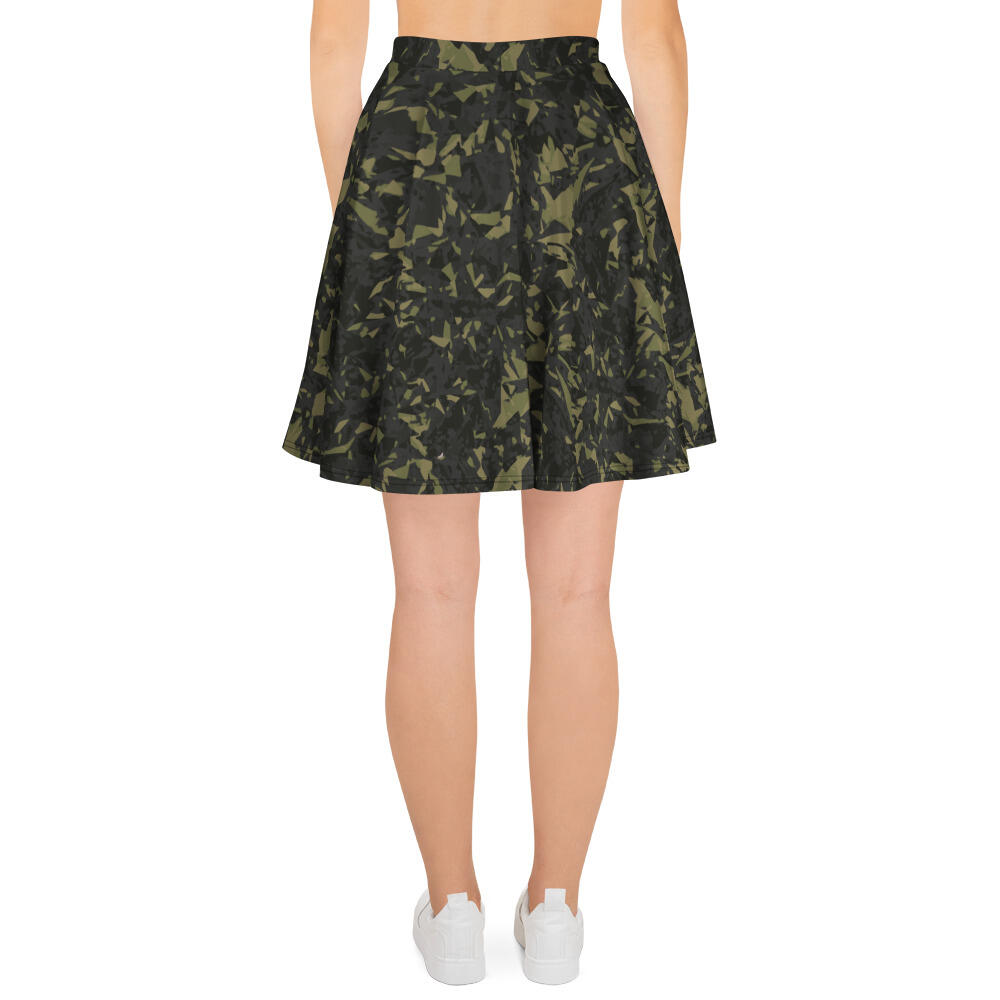 skater skirt women’s – green crystal