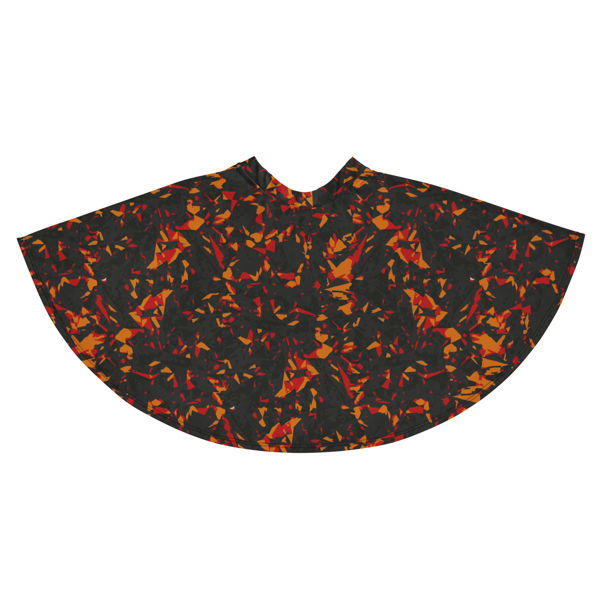 skater skirt women’s – orange crystal
