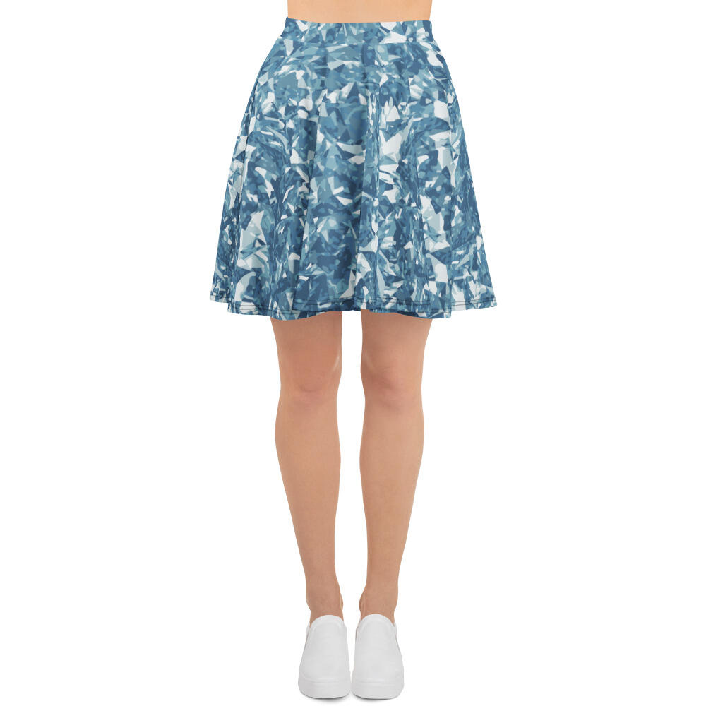 skater skirt women’s – light blue crystal