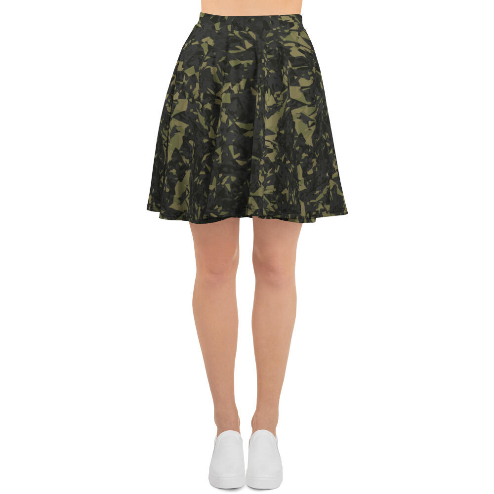 skater skirt women’s – green crystal