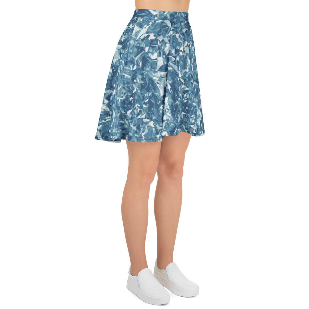 skater skirt women’s – light blue crystal