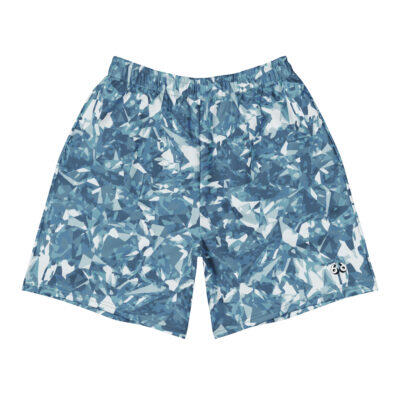 Athletic Men's Shorts - Light Blue Crystals