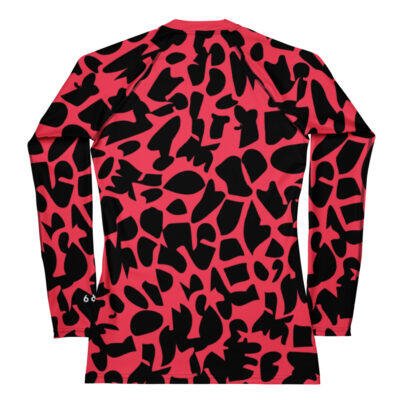 rash guard women's rose zoo ground