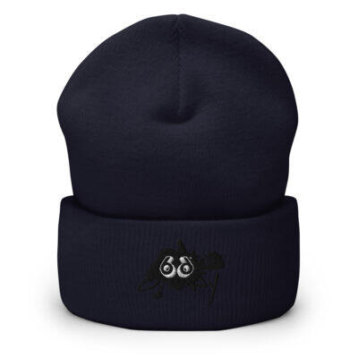 Cuffed Beanie - Pep Sketch - Navy