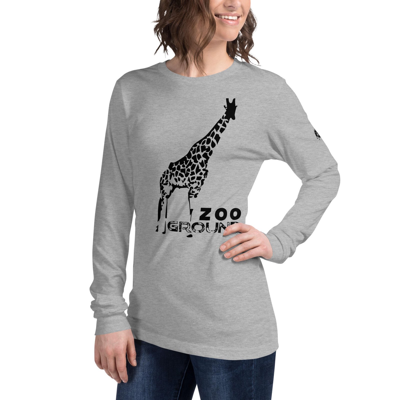 t shirt women’s long sleeve tee – zoo ground