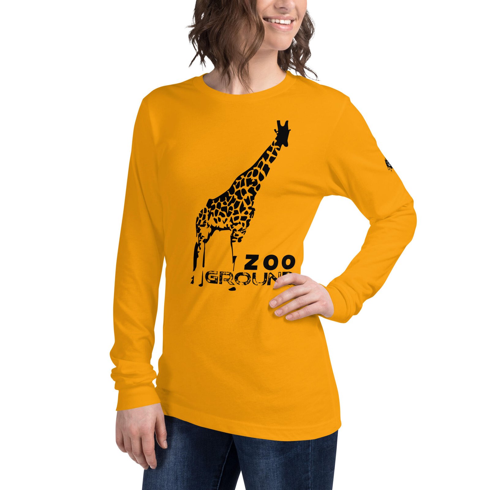 t shirt women’s long sleeve tee – zoo ground