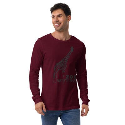 t shirt men’s long sleeve tee – zoo ground