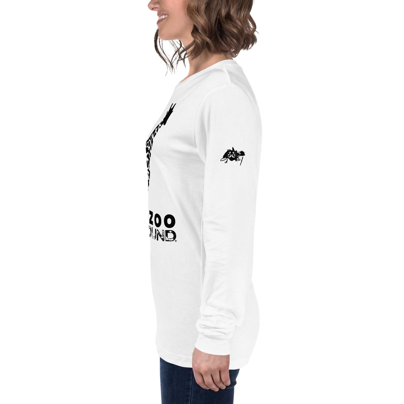 t shirt women’s long sleeve tee – zoo ground