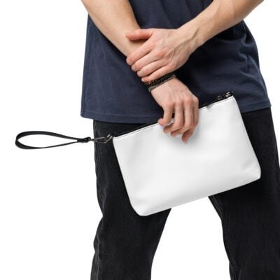 wristlet bag green crystal