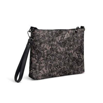 wristlet bag gray crystal