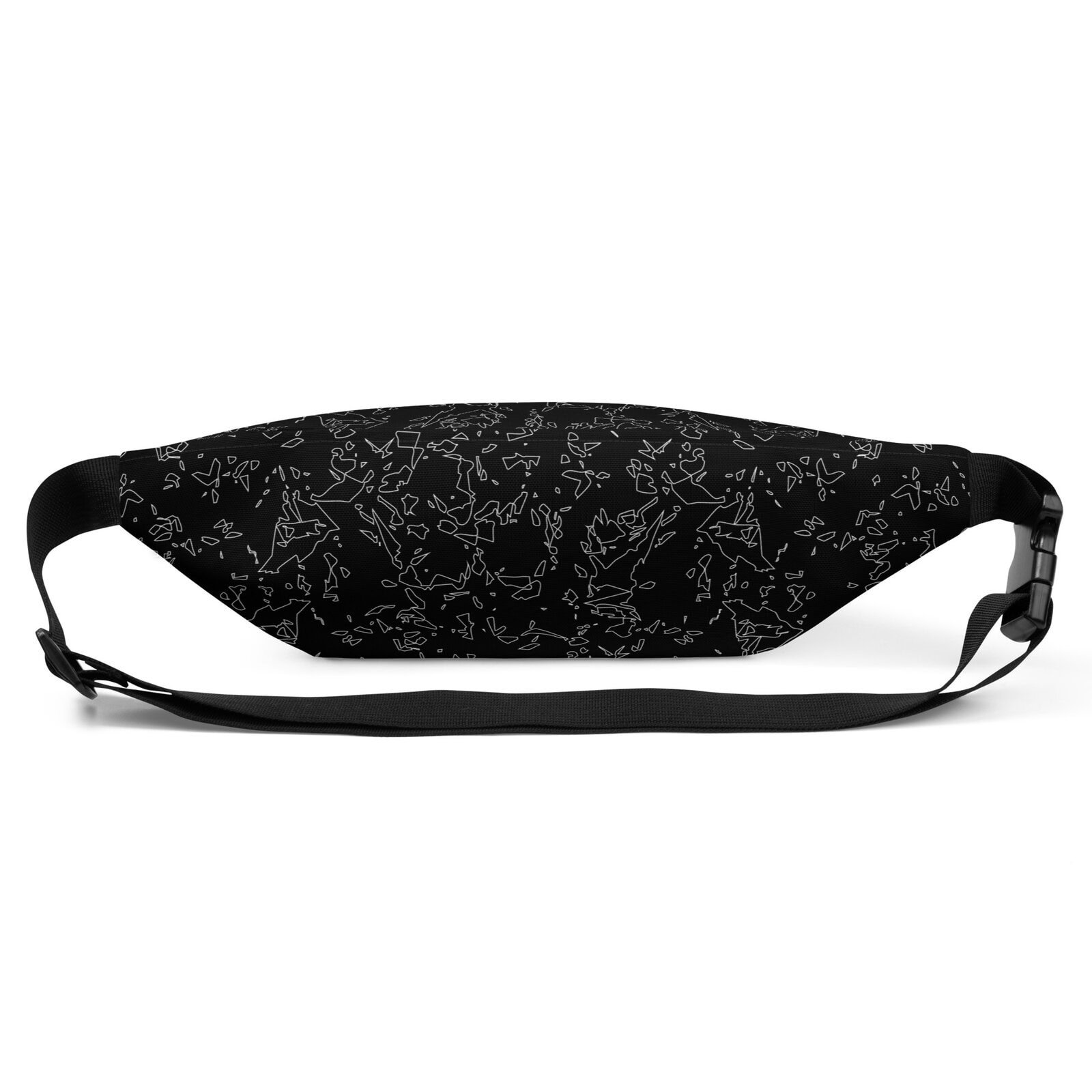 fanny pack men's black crystal