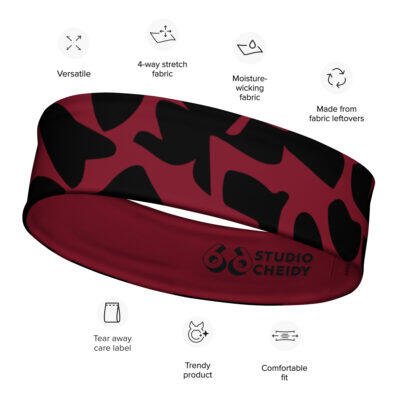 headband women's purple zoo ground