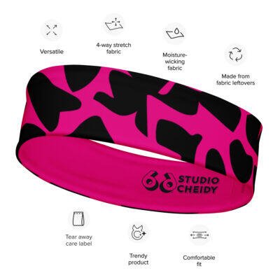 headband women’s – fucsia zoo ground