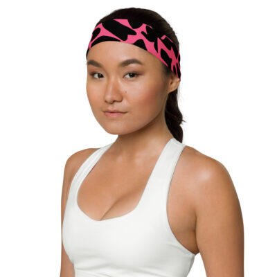 headband women’s – pink zoo ground