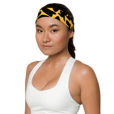 headband women’s – yellow zoo ground