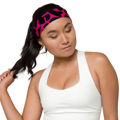 headband women’s – fucsia zoo ground