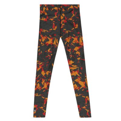 leggings men’s – orange crystals
