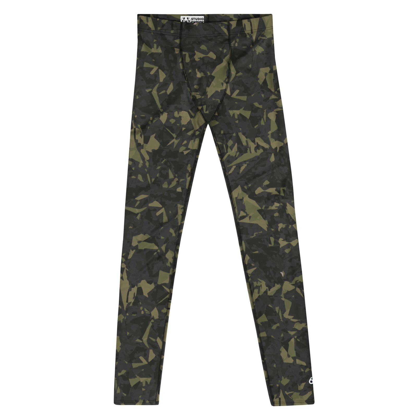 leggings men’s – green crystals