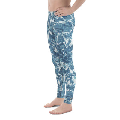 leggings men’s – light blue crystals