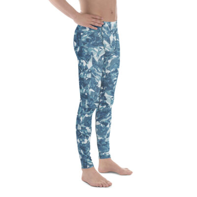 leggings men’s – light blue crystals