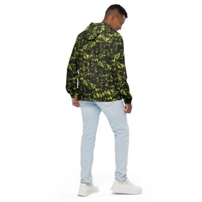 men’s windbreaker yellow crystal