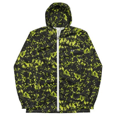 men’s windbreaker yellow crystal