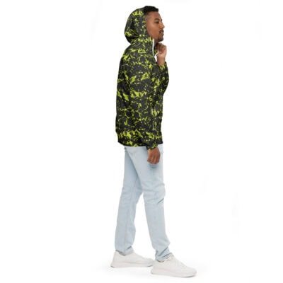men’s windbreaker yellow crystal