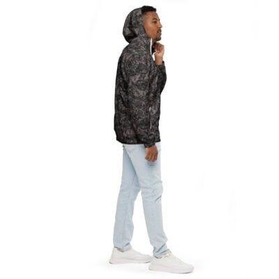 men’s windbreaker gray crystal