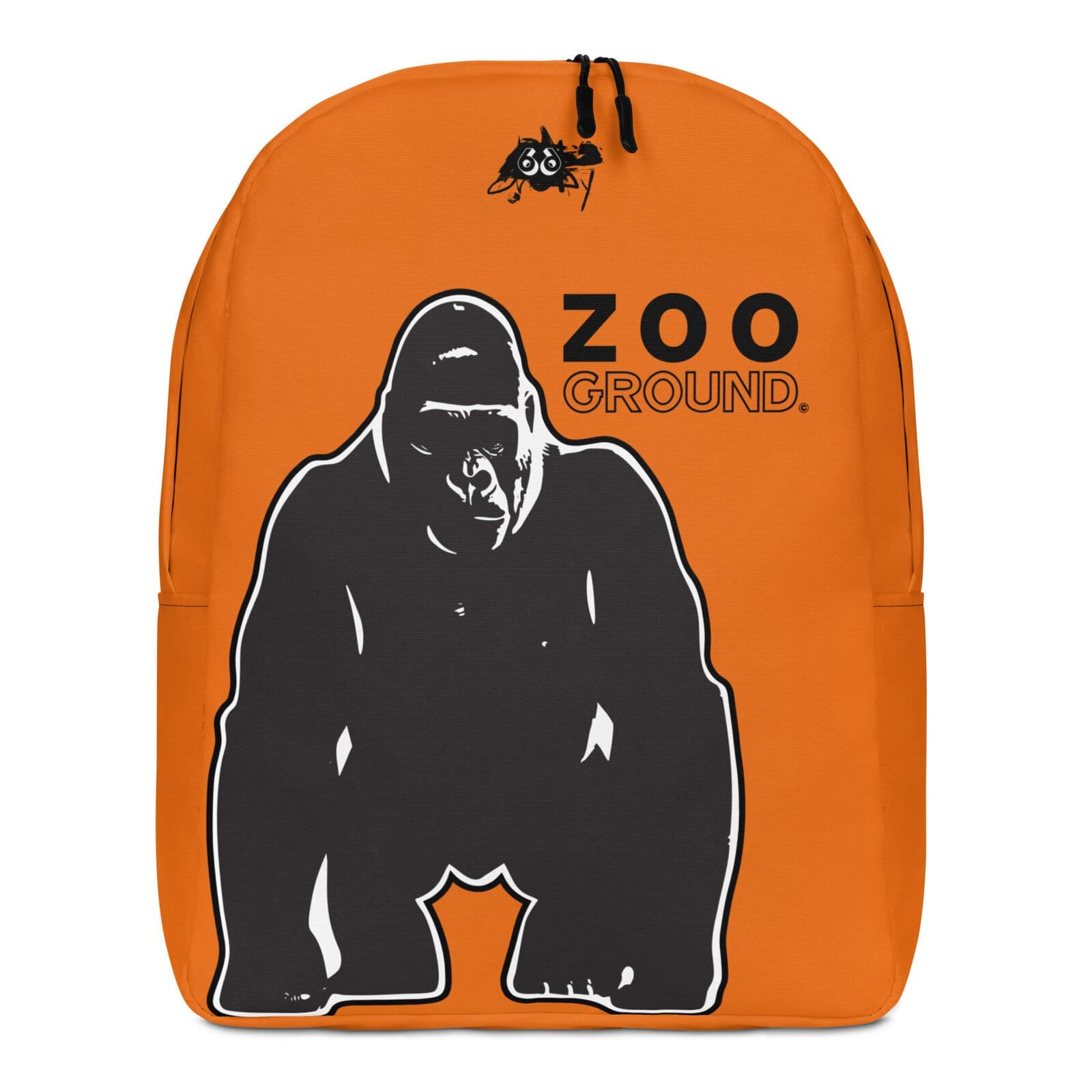 backpack men's minimalist orange gorilla