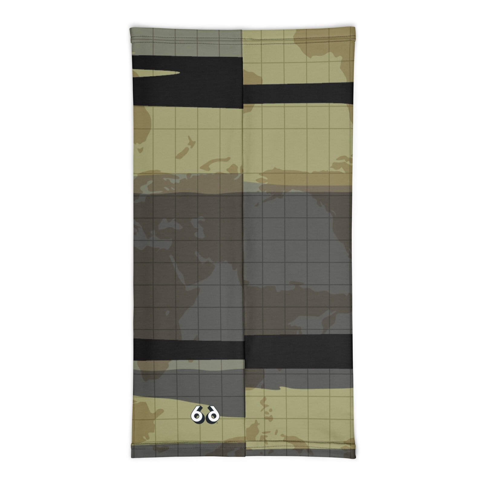 neck gaiter men's camouflage squared world