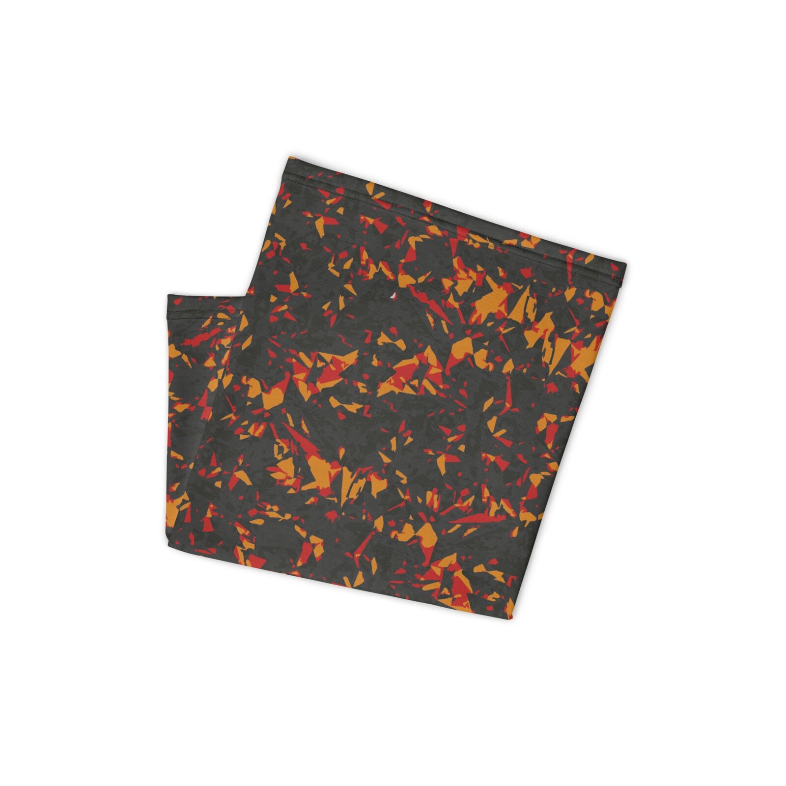 neck gaiter men's – orange crystal