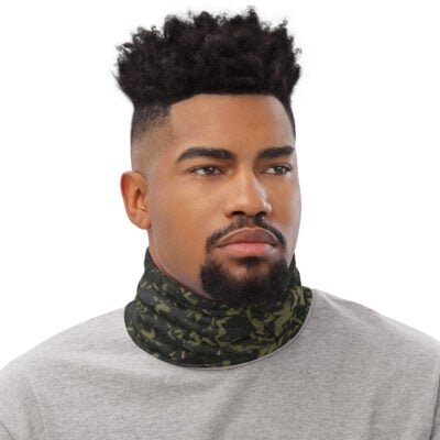 neck gaiter men's – green crystal