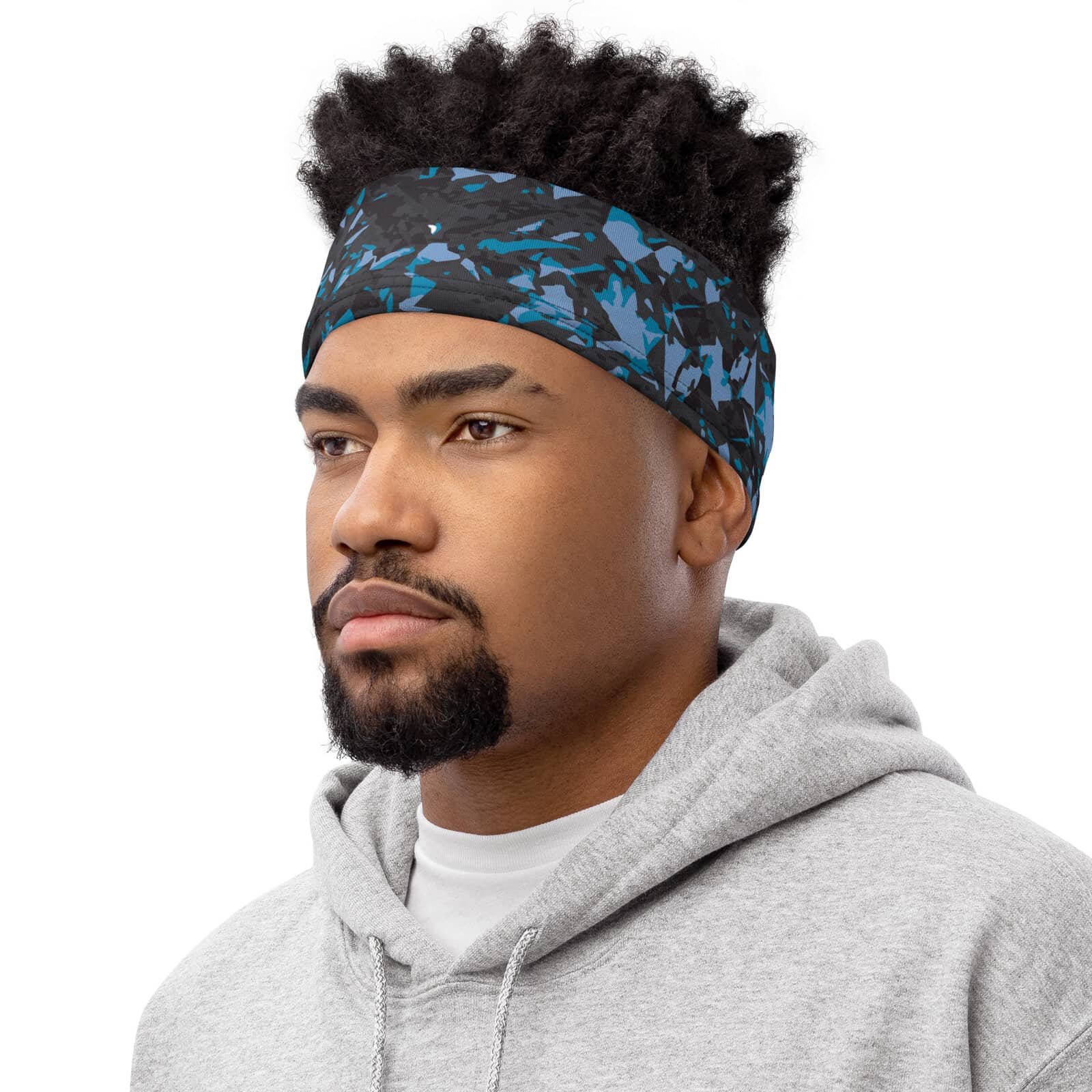 neck gaiter men's – blue crystal