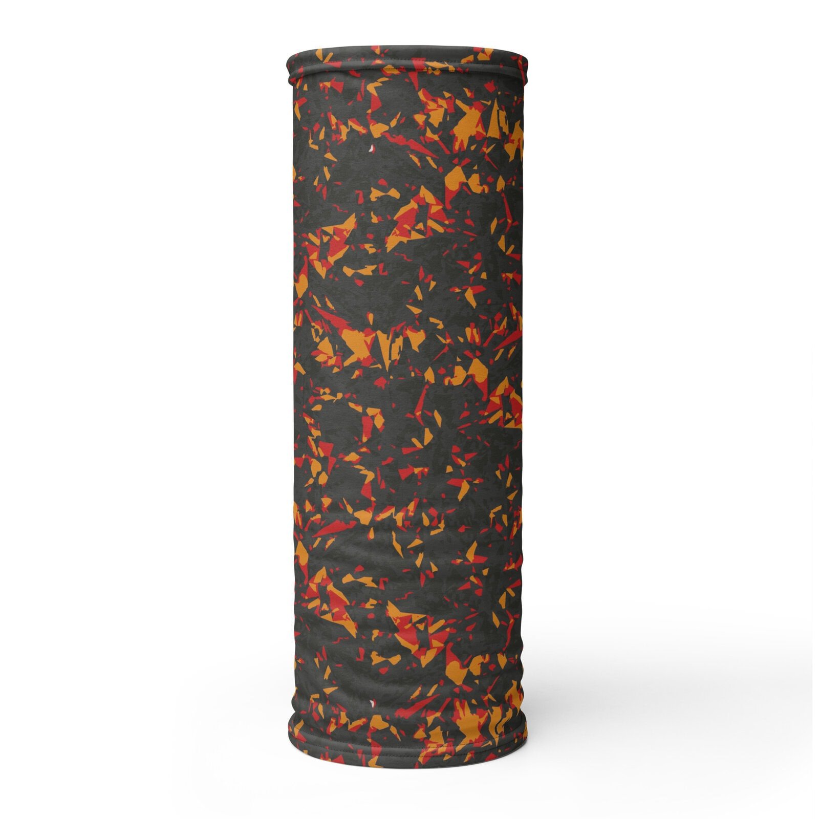 neck gaiter men's – orange crystal