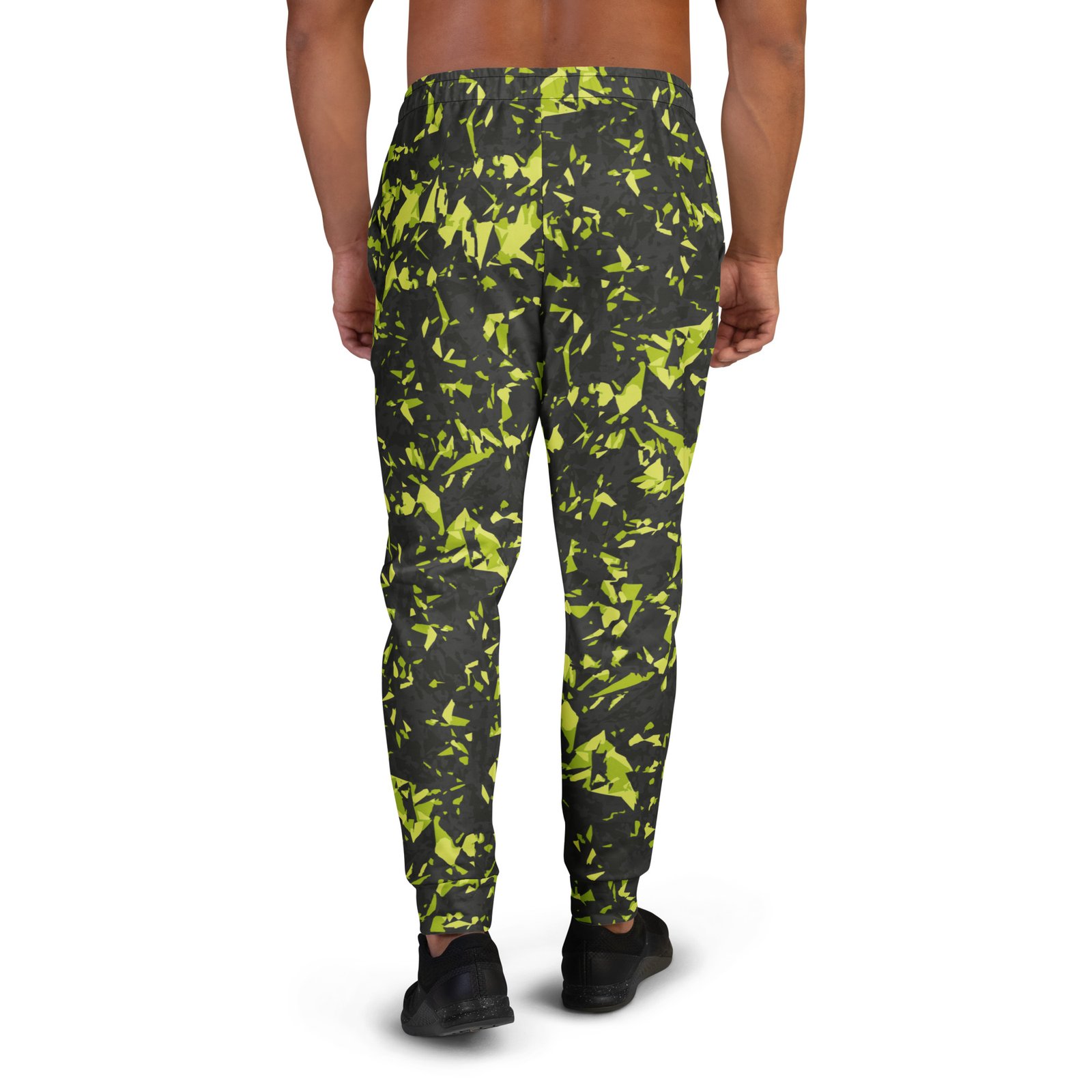 men’s jogging pants – yellow crystals