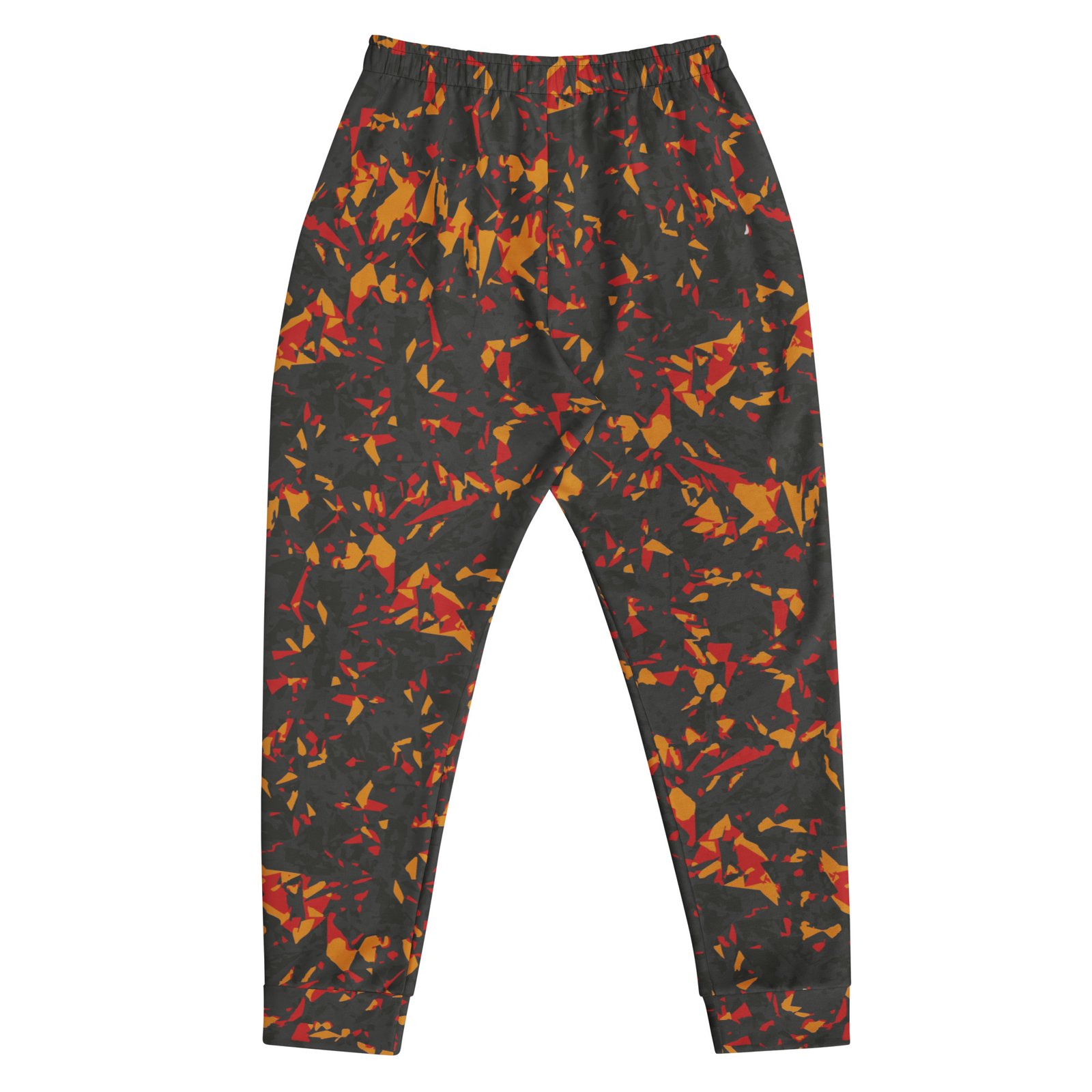 men’s jogging pants – orange crystals