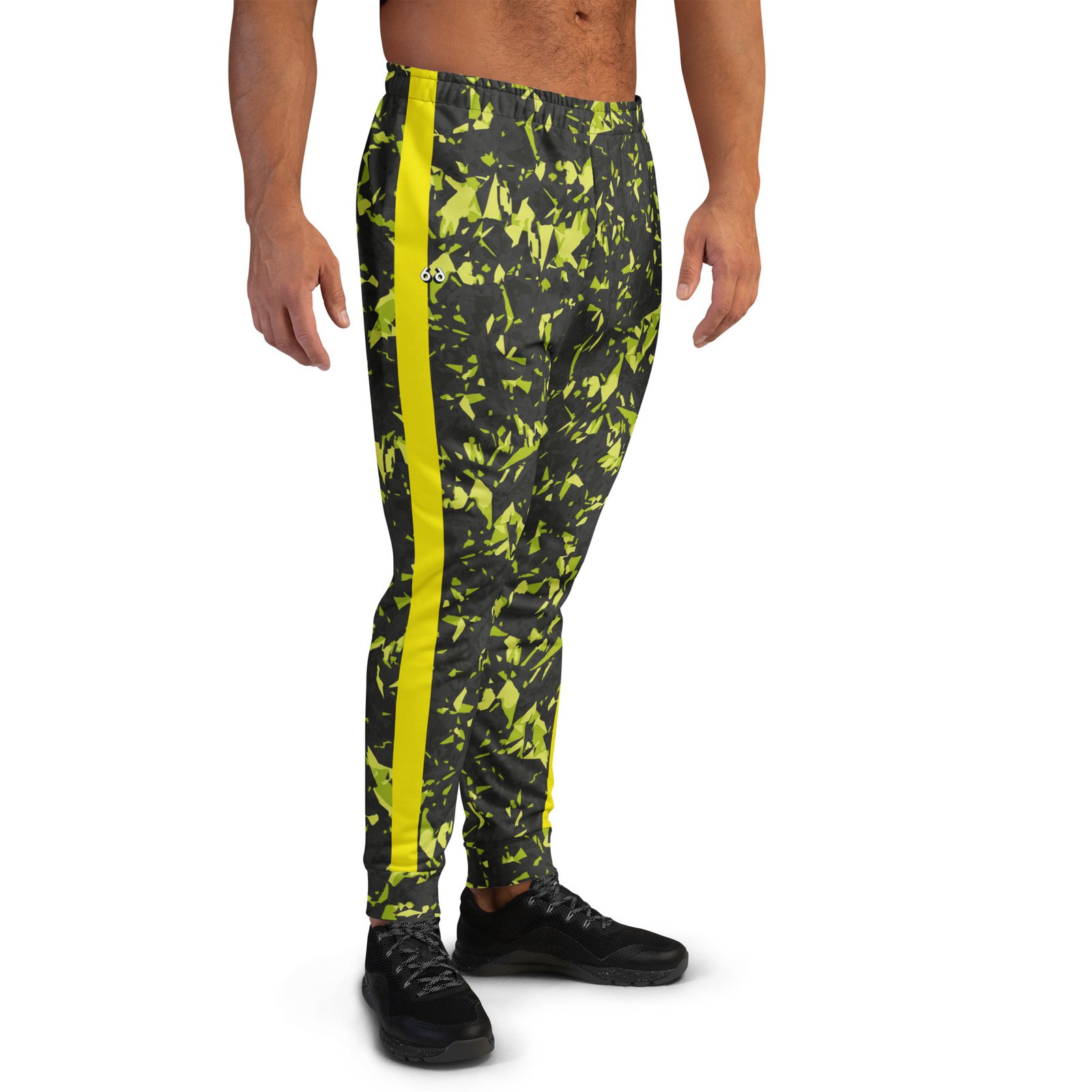 men’s jogging pants – yellow crystals