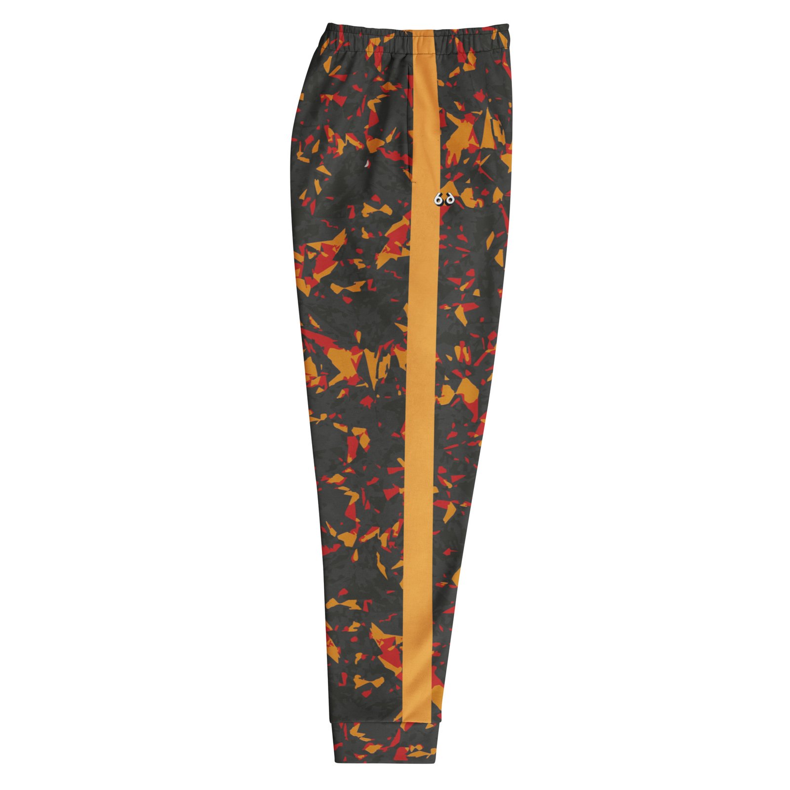 men’s jogging pants – orange crystals