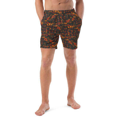 swim trunks men’s – orange crystal