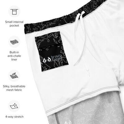 swim trunks men’s – black crystal